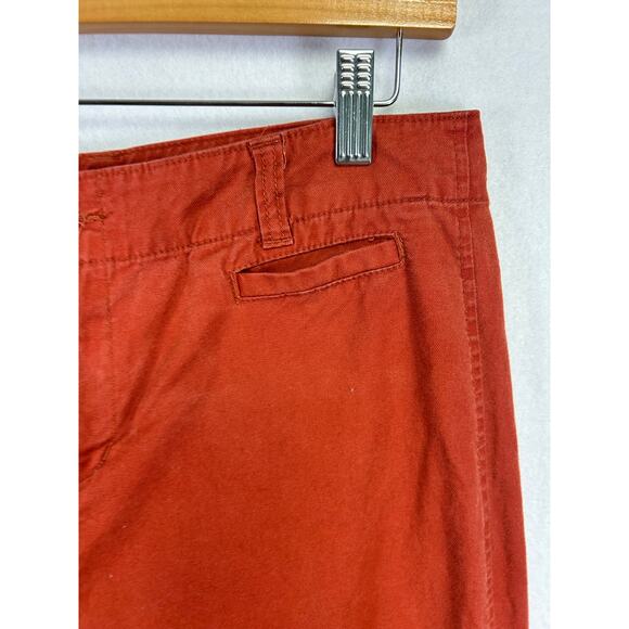 Woman's WoolRich Red Cotton Pants - Size 8 Tall Business casual comfortable - Picture 4 of 11